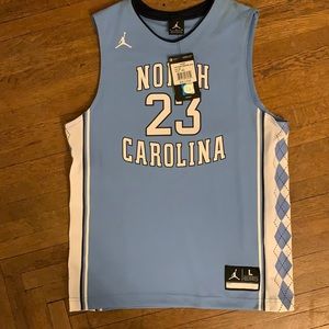 Michael Jordan College Jersey - boys youth large. New with tags.